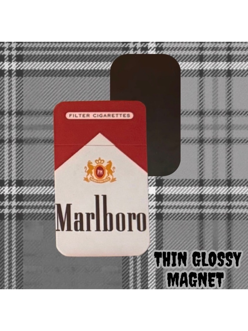 Marlboro Cigarette Pack Thin Glossy Magnet